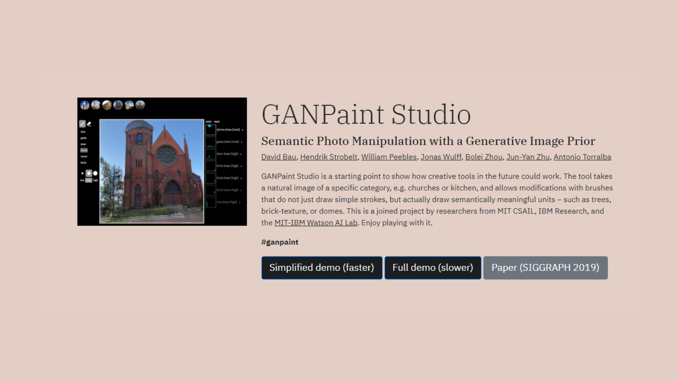 NVIDIA GANPaint Studio