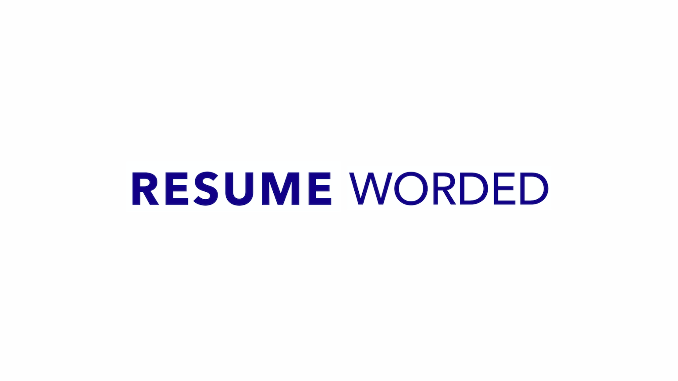 Resume Worded